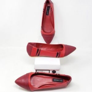 NEW!! Adorable Red Crayon Flat Shoes